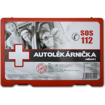 autokoberec Autolékárnička v plastové krabici
