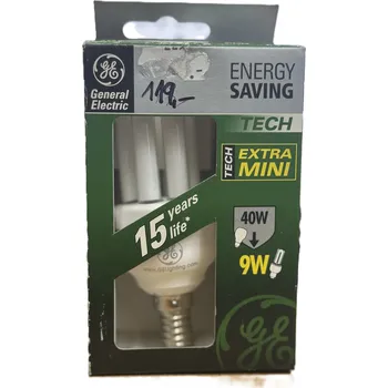 Žárovka GE Biax Extra Mini™ 9W E14 2700K,480lm, E14