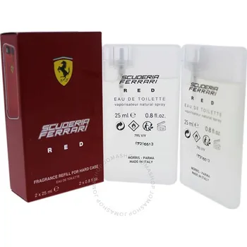 Pánský parfém Ferrari Scuderia Red Červená náplň do pevného pouzdra pro muže – 2 x 25ML EDT sprej (náplň)