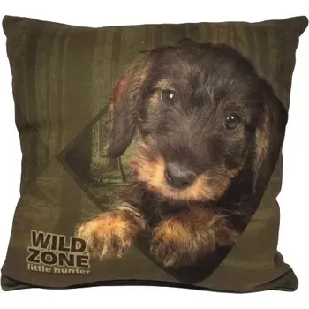 Dekorativní polštářek WildZone polštář čtvercový jezevčík (Myslivecký polštář)