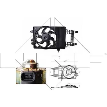 Chladič motoru Větrák, chlazení motoru NRF 47243