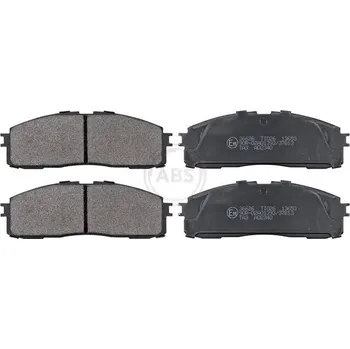 Brzdová destička Sada brzdových destiček, kotoučová brzda A.B.S. 36626