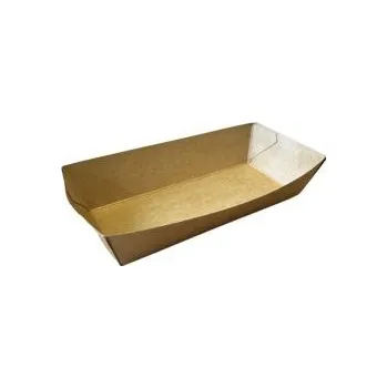 Jednorázové nádobí Tácek KRAFT 195x145x47 mm na hranolky