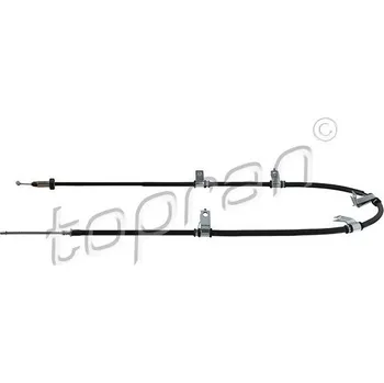 Lanko parkovací brzdy Tažné lanko, parkovací brzda TOPRAN 820 758