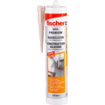 Tmel fischer Bausilicon DBSA GR 310ml beton šedý, tmel