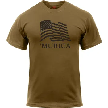 Triko MURICA US HNĚDÉ M - Není skladem