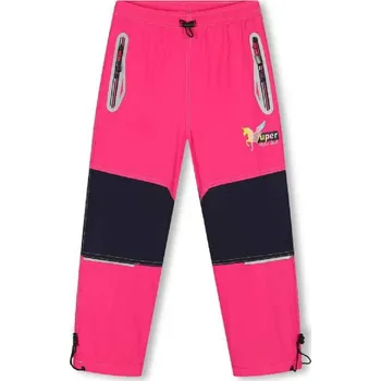 ZATEPLENÉ ŠUSŤÁKOVÉ KALHOTY KUGO Barva: Růžová, Velikost: 128
