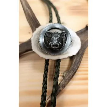 Přívěsek Myslivecké bolo č. 41 - divočák (Ozdobný lovecký přívěsek)