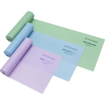 Sada 3 posilovacích gum SPOKEY RIBBON SET 200 cm
