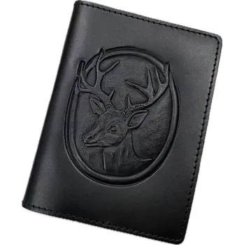 Obal na doklad Pouzdro na doklady - jelen (Kožené pouzdro)