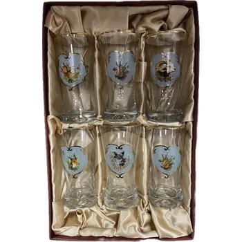 Sklenice Myslivecké malované sklenice (Skleněná sada)