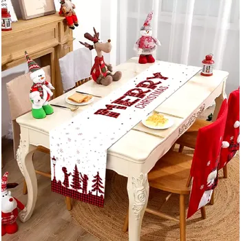 Vánoce Vánoční běhoun na stůl - MERRY CHRISTMAS (Značka: HUIRAN)