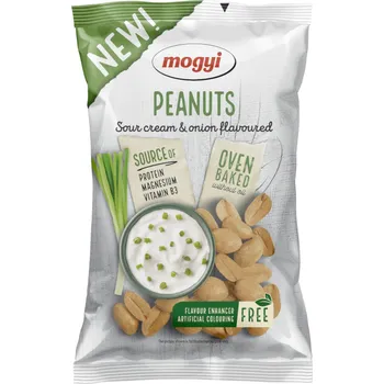 Pražené solené arašídy - smetana a cibule - Mogyi 130g