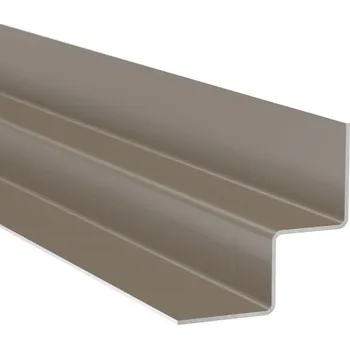 Stavební profil Profil vnitřní HardiePlank MetalTrim oříškově hnědá – 3000 mm 5ks/bal