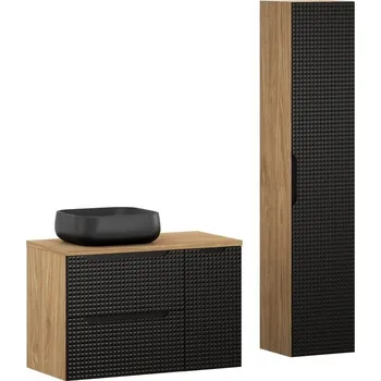 Koupelnový nábytek Koupelnová sestava LUXOR ČERNÁ 125