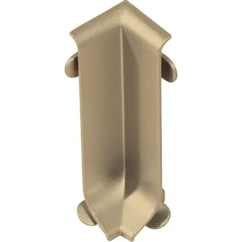 soklová lišta AP38 roh k soklové liště vnitřní ACARA, hliník elox champagne, 100 mm, 2 ks