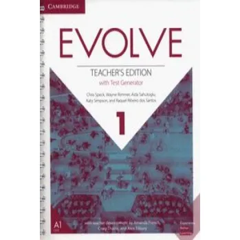 Anglický jazyk Evolve Level 1 Teacher's Edition with Test Generator – Chris Speck,Wayne Rimmer,Aida Sahutoglu,Katy Simpson,Raquel Ribeiro dos Santos (EN)