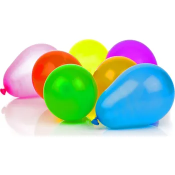 Balónek balonky nafukovací 25,3cm (8ks) MY PARTY metalizované