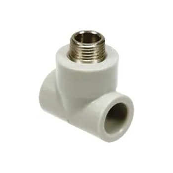 Dechový nástroj PPR T-kus s kovovým závitem vnějším Steno 27. (Steno 27.)