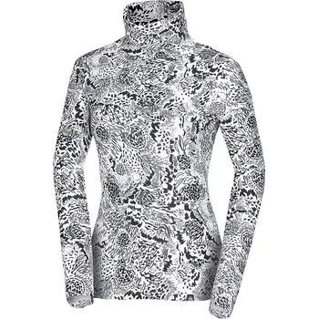 Dámské tričko Northfinder Dámské tričko na skialp s výšším límcem KRALOVA, bílá, M