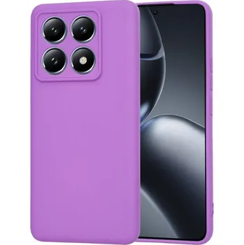 Pouzdro na mobilní telefon Techsuit SoftFlex obal, Xiaomi 14T Pro, fialový