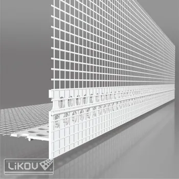 Stavební materiál Likov Plastový rohový profil s nepřiznanou okapničkou Délka lišty: 2,5 m