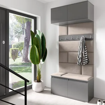 Předsíňová stěna PKM Emi 23 grafit