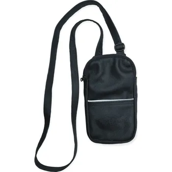 Kabelka univerzální kožená taška/kabelka Barva: černá s reflexním proužkem