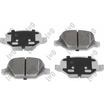 Brzdová destička Sada brzdových destiček, vždy 4 kusy v sadě ABAKUS 231-02-057