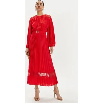 Dámské šaty Lola Casademunt by Maite Koktejlové šaty MS2416006 Červená Regular Fit S