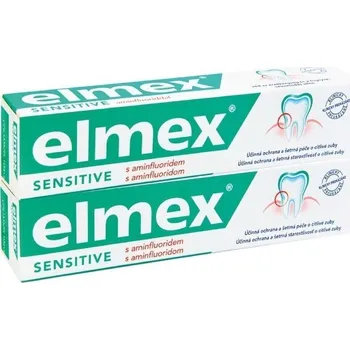 zubní pasta ELMEX ZUBNÍ PASTA SENSITIVE WHITENING DUO 2 X75 ML