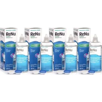 Roztok na kontaktní čočky Roztoky na kontaktní čočky ReNu MultiPlus 4 x 360 ml s pouzdry Renu