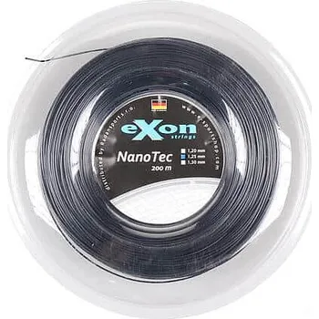 Struna na výplet tenisové rakety Exon NanoTec tenisový výplet 200 m černá Průměr: 1,20