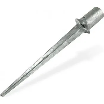 Plotový sloupek DEMA Kotevní bod pro kulatý sloupek o průměru 120 mm