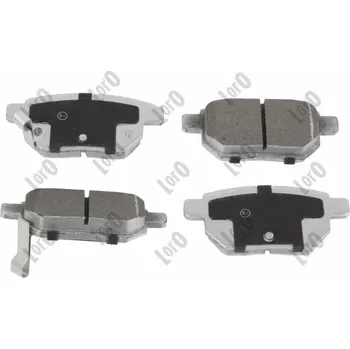 Brzdová destička Sada brzdových destiček, vždy 4 kusy v sadě ABAKUS 231-02-036