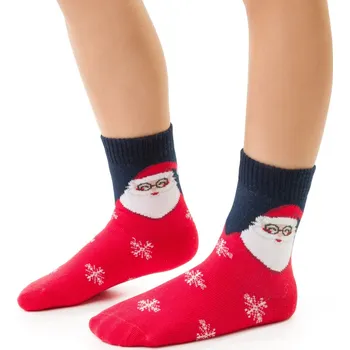 Dívčí červené vánoční ponožky - Steven, Červená 29/31 i41_9999953956_2:červená_3:29/31_