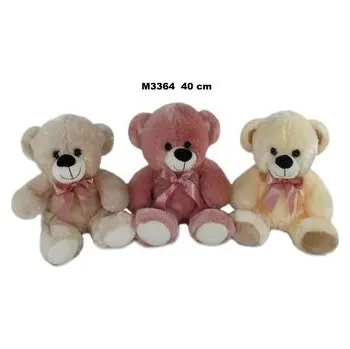 plyšák Miś z kokardą 40cm MIX