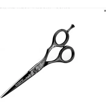 Kadeřnické nůžky KIEPE Professional HD Series 2437 5,5´ Black - profi nůžky na vlasy 14,5cm - černé