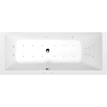 Vana MIMOA hydromasážní vana, 170x75x39cm, Attraction Hydro-Air, chrom