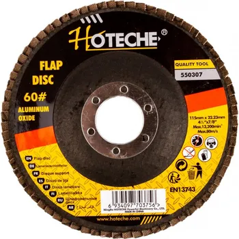 Brusný kotouč Hoteche Lamelový brusný kotouč 115 mm, P60 - HT550307
