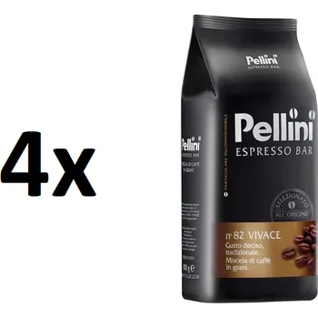 Káva Pellini Espresso bar n°82 Vivace zrnková káva 4x1kg