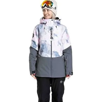 Meatfly dámská SNB & SKI bunda Kirsten Clouds Pink | Šedá | Velikost XL