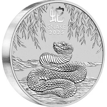 Lunární série III. - stříbrná mince Year of the Snake (Rok hada) 1kg 2025