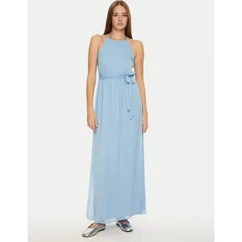 Dámské šaty Vila Koktejlové šaty Falia 14100342 Světle modrá Regular Fit 34