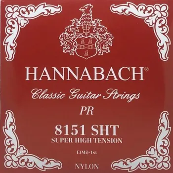 Příslušenství pro strunný nástroj Hannabach Struny pro klasickou kytaru série 815 Super High Tension Silver specialE1 8151SHT 5824
