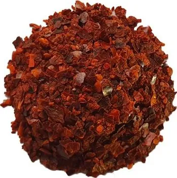 Koření Chilli vločky bez semen 1-3 mm uzené sáček 250g