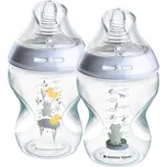 Tommee Tippee Natural Start Anti-Colic kojenecká láhev Slow Flow 0m+ Frog 2x260 ml