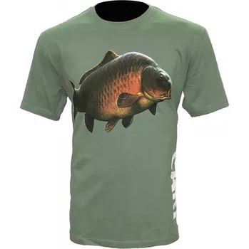 Pánské tričko Zfish Tričko Z-fish Carp Olive Green Velikost: XXL Získejte slevu -5% za registraci v e-shopu