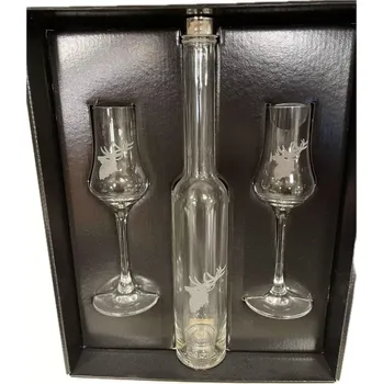 Myslivecká likérová sada (Skleněná sada)