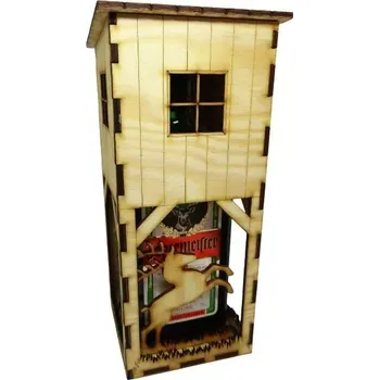 Úložný box Dřevěný box na Jägermeistera 0,7l - myslivecký posed